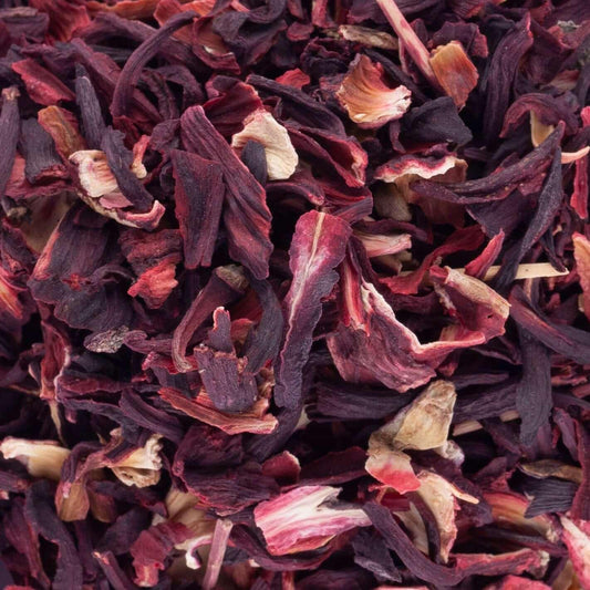 Fleurs d'Hibiscus Séchées Premium 100 % Naturelles – Sac de 25kg en Vrac, Sans Conservateurs et Sans Additifs - FRUITS SAJE