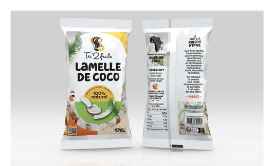 LES GOURMANDS - MANGUE - NOIX DE CAJOU - LAMELLES DE COCO - FRUITS SAJE