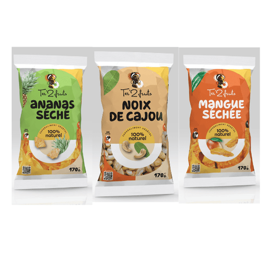 LES INCONTOURNABLES - MANGUE - NOIX DE CAJOU – ANANAS - FRUITS SAJE